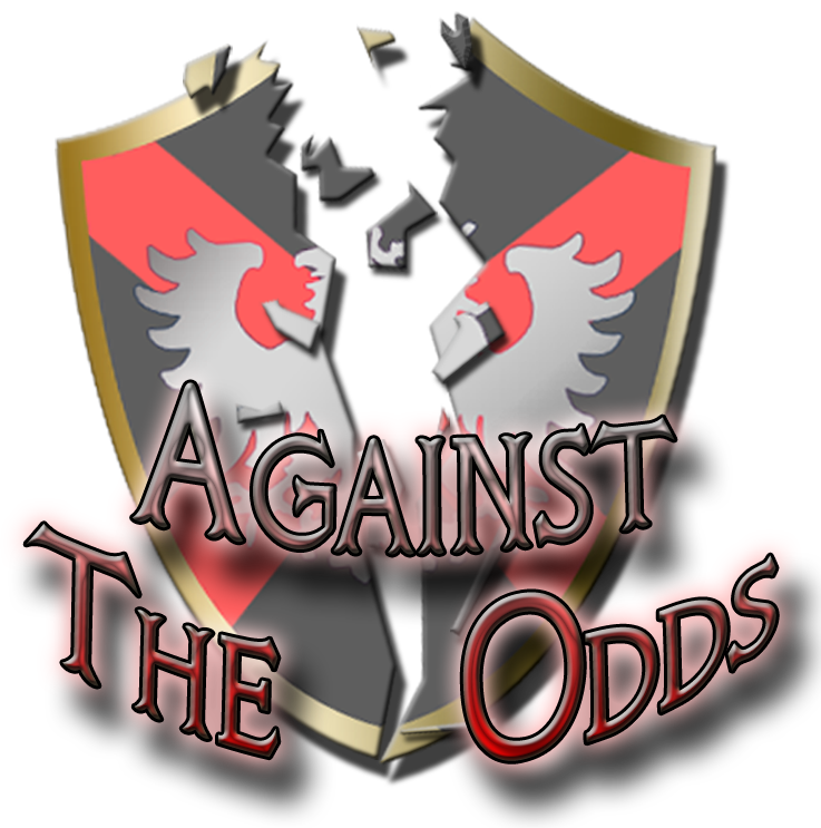 Against the Odds logo for D&D5e live actual play